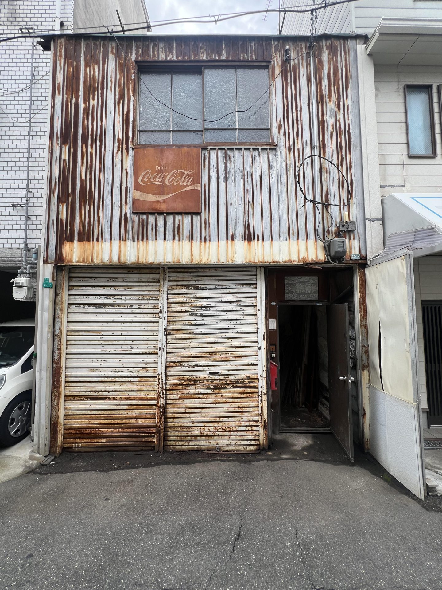 建物改修前の解体工事対象箇所